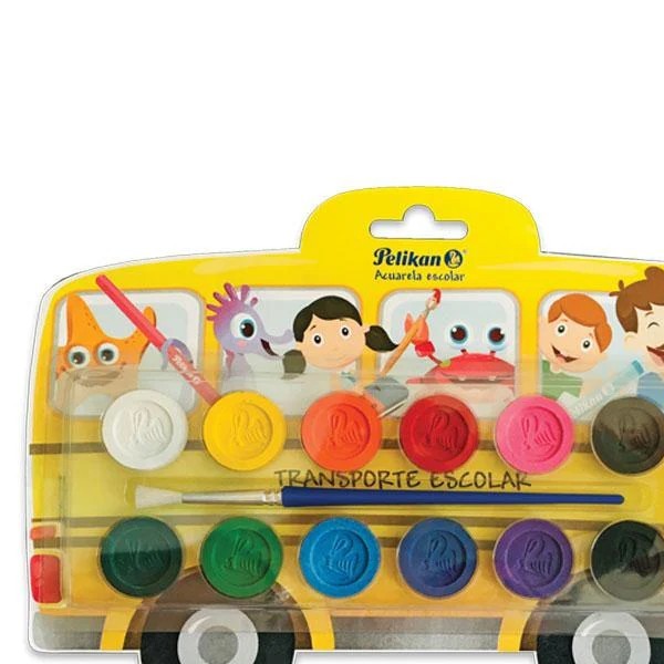 ACUARELA EST.C12 PELIKAN ESCOLAR C.90